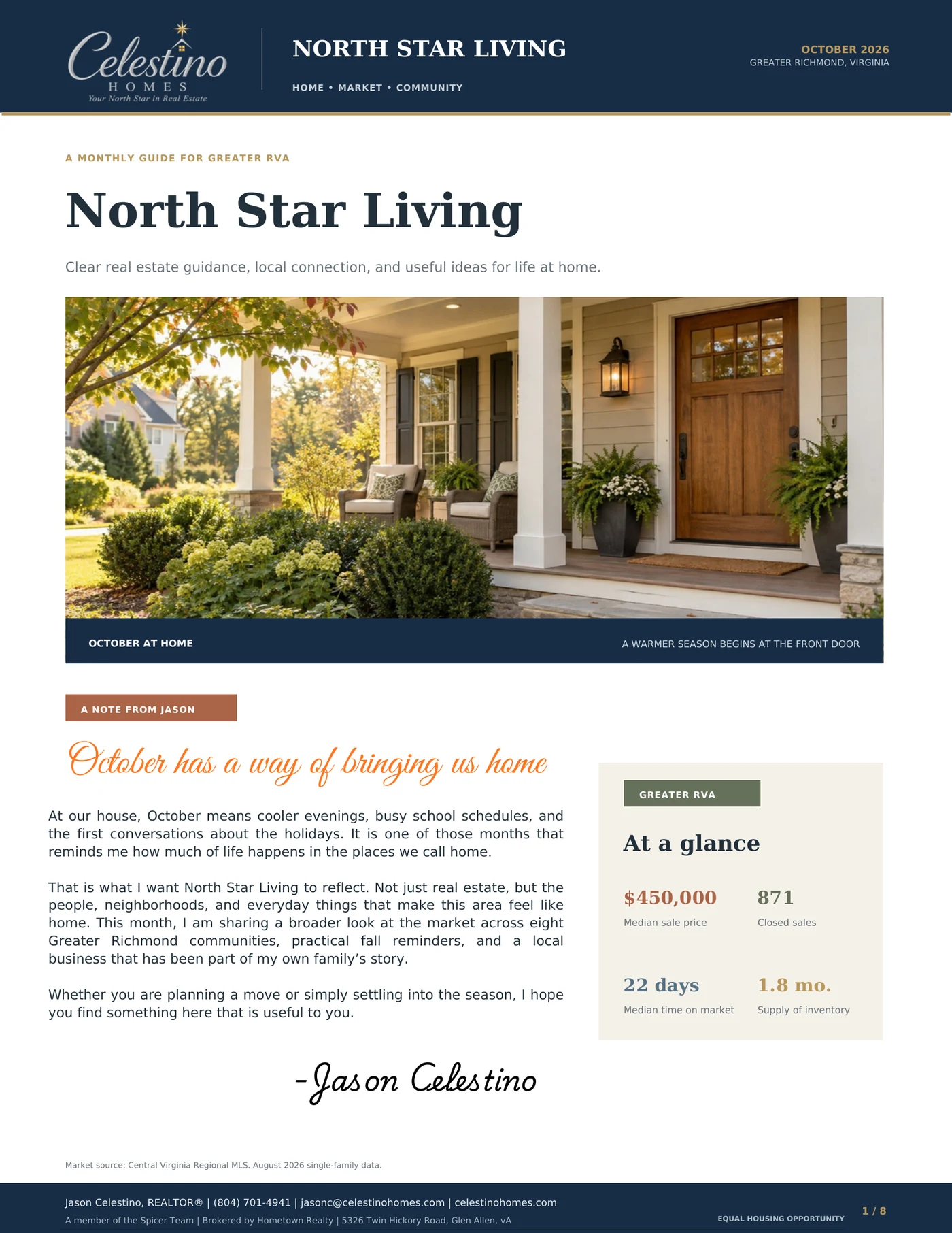 October 2026 North Star Living cover